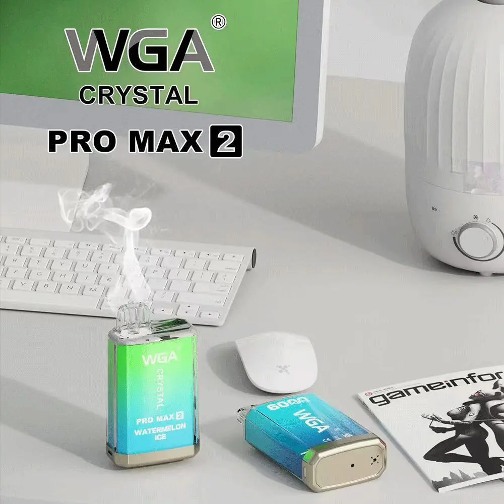 （3 pieces）WGA Crystal 6000 Puffs 2% Nicotine Original Edition Disposable Vape
