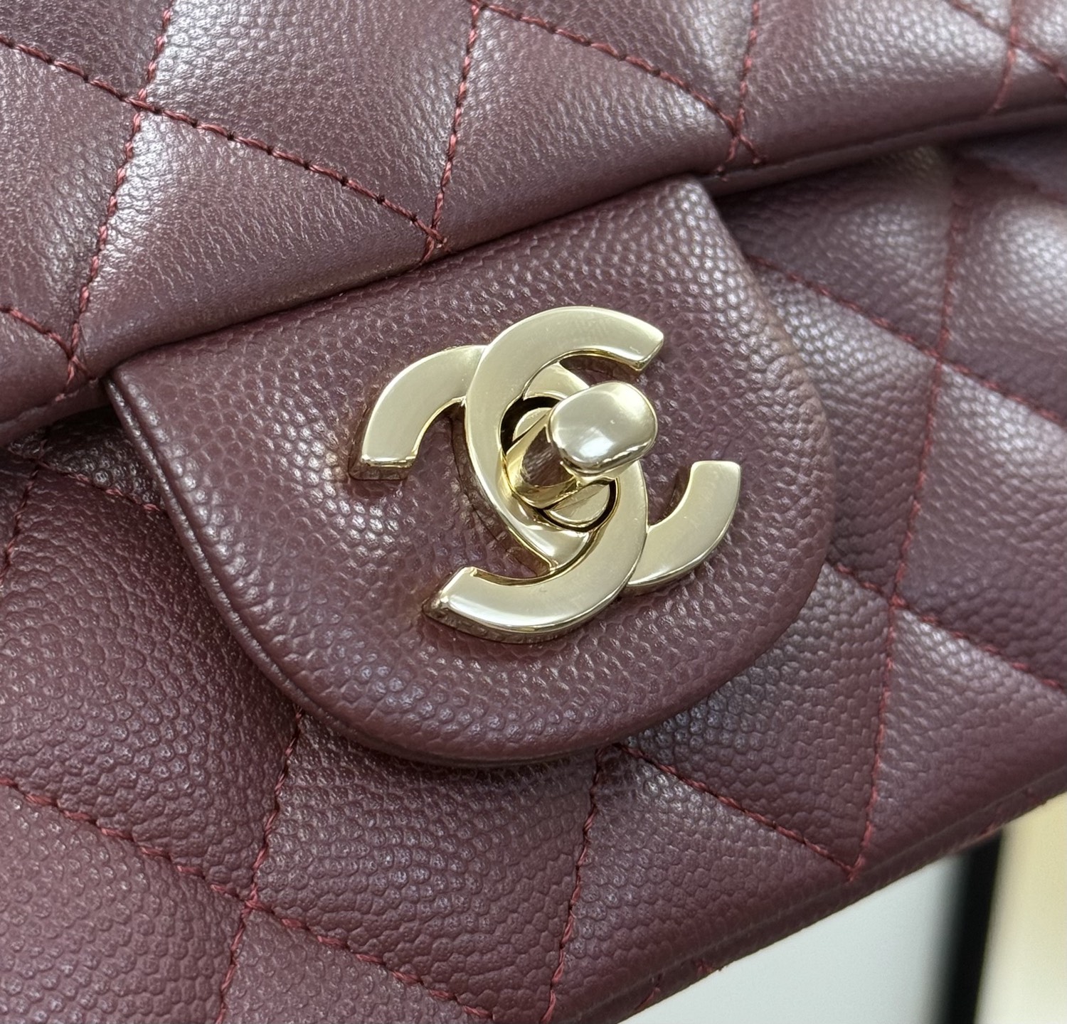 Classic Flap Bag（Burgundy） - Mocuir