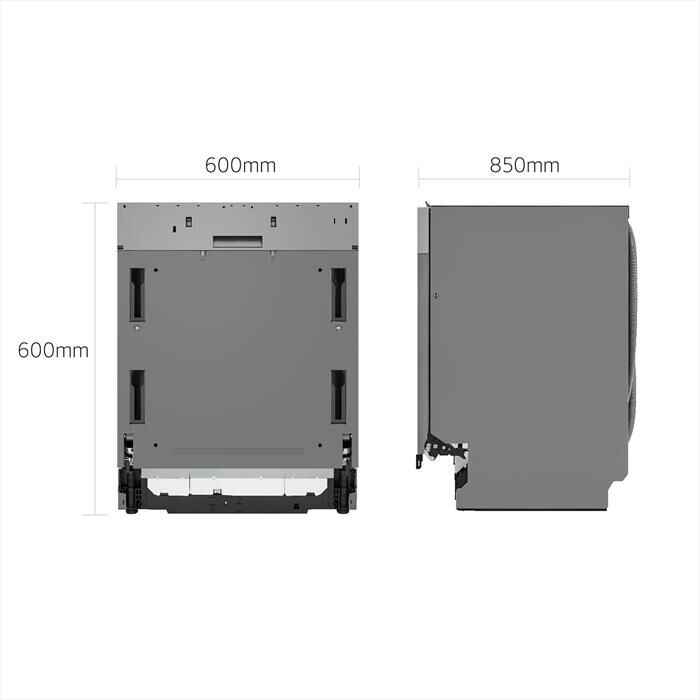 LG - Lavastoviglie DF375HVS Classe A 14 coperti-Argento