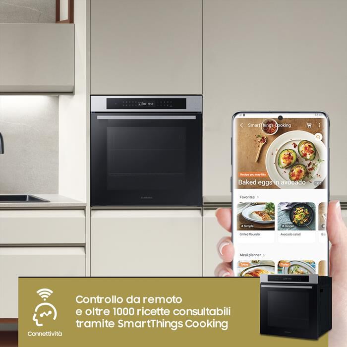 SAMSUNG - Forno incasso elettrico NV7B4040VBS/U5 Classe A+-INOX