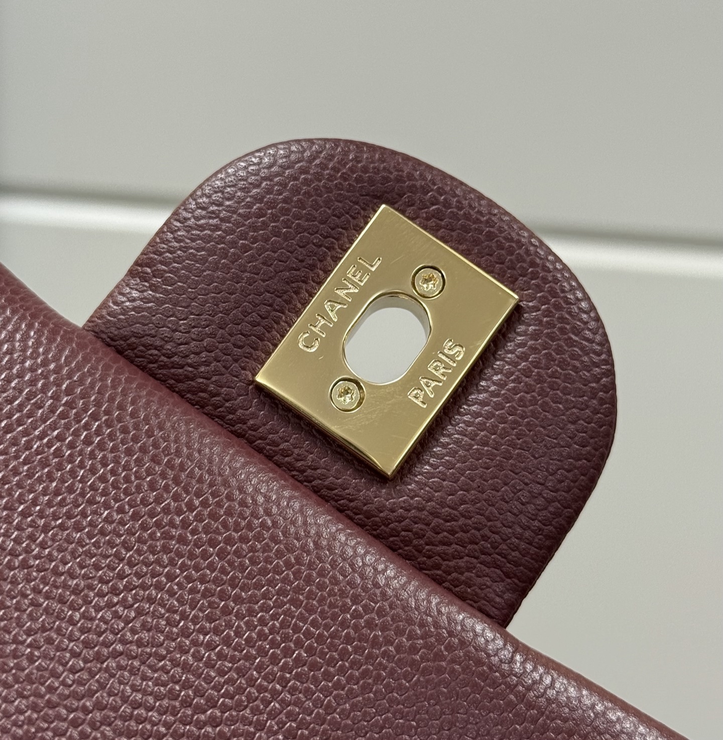 Classic Flap Bag（Burgundy） - Mocuir