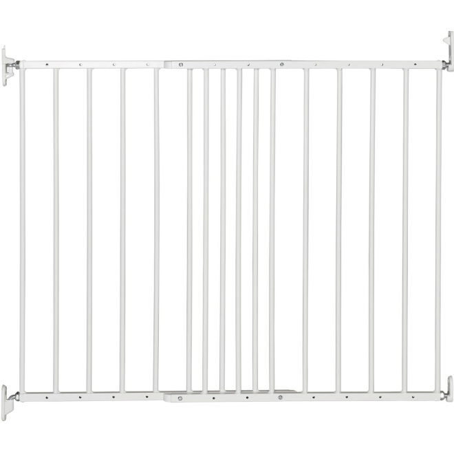 DogSpace Lucky Hundegrind Utdragbar Hvit 62,5-106,8x72,5 cm