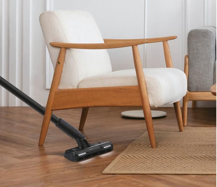 HOOVER - Aspirapolvere ricaricabile HF401P 011-Nero, Argento