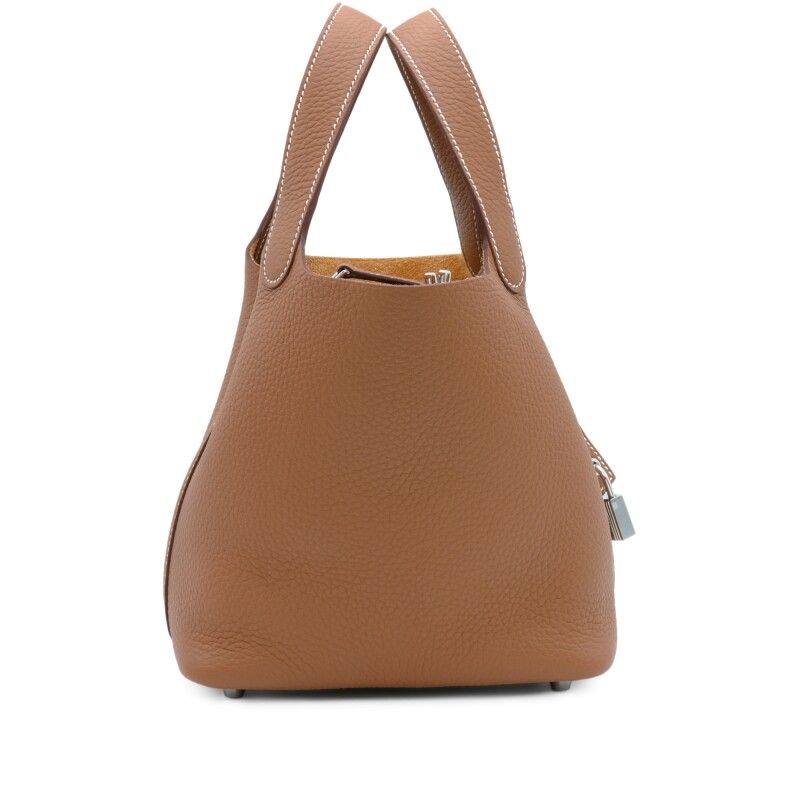 Gold Clemence Picotin Lock 18 Palladium Hardware