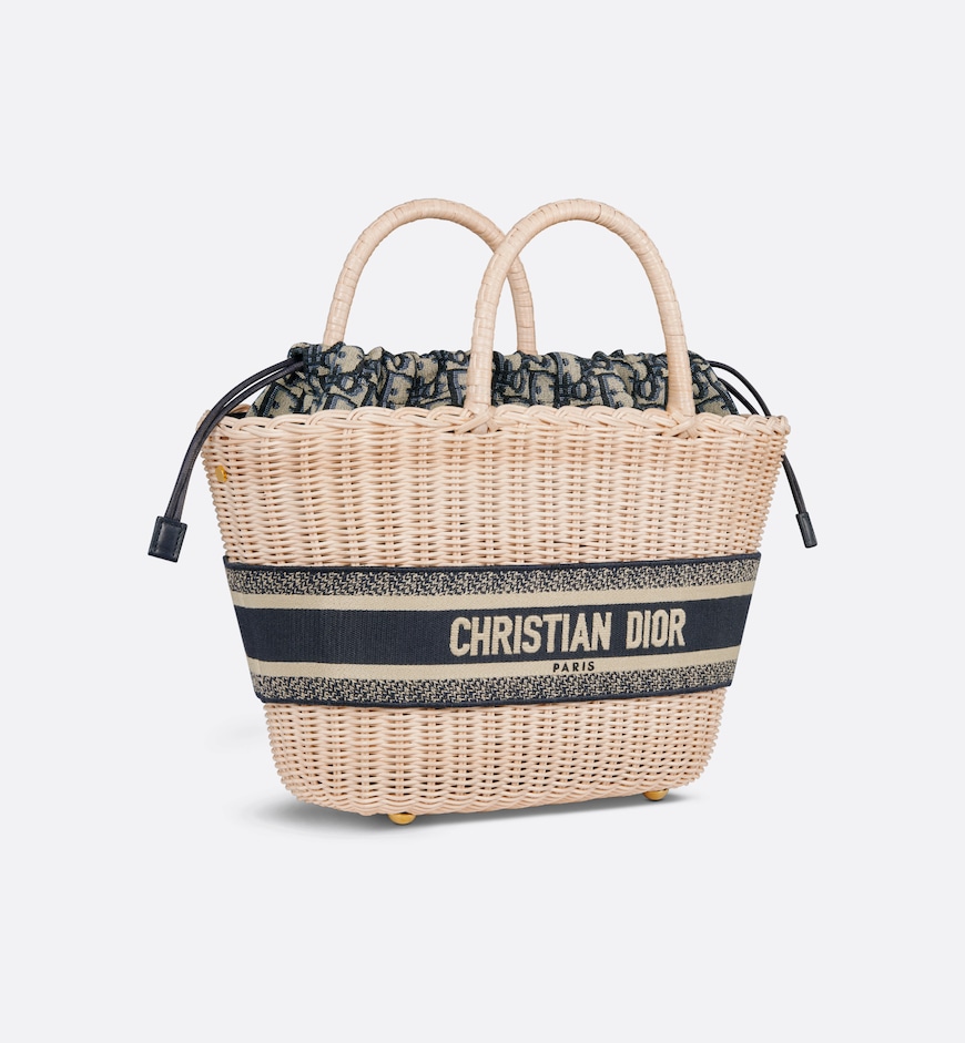 Dioriviera Hat Basket Bag 35 CM