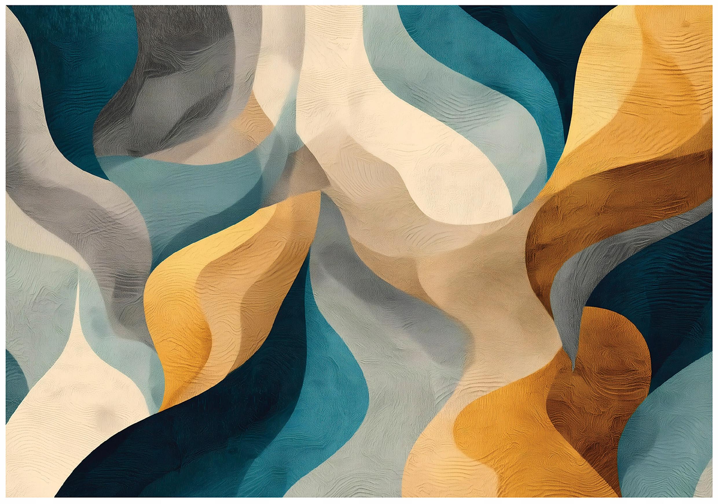 Abstract Art Deco wall mural for the bedroom or living room, non-woven wallpaper