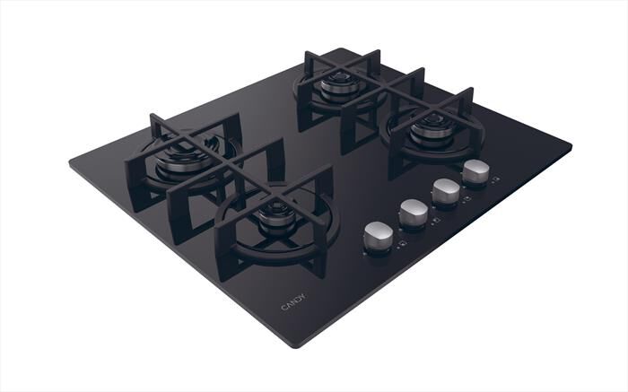 CANDY - Piano cottura a gas CVG6B 59,5 cm-Nero