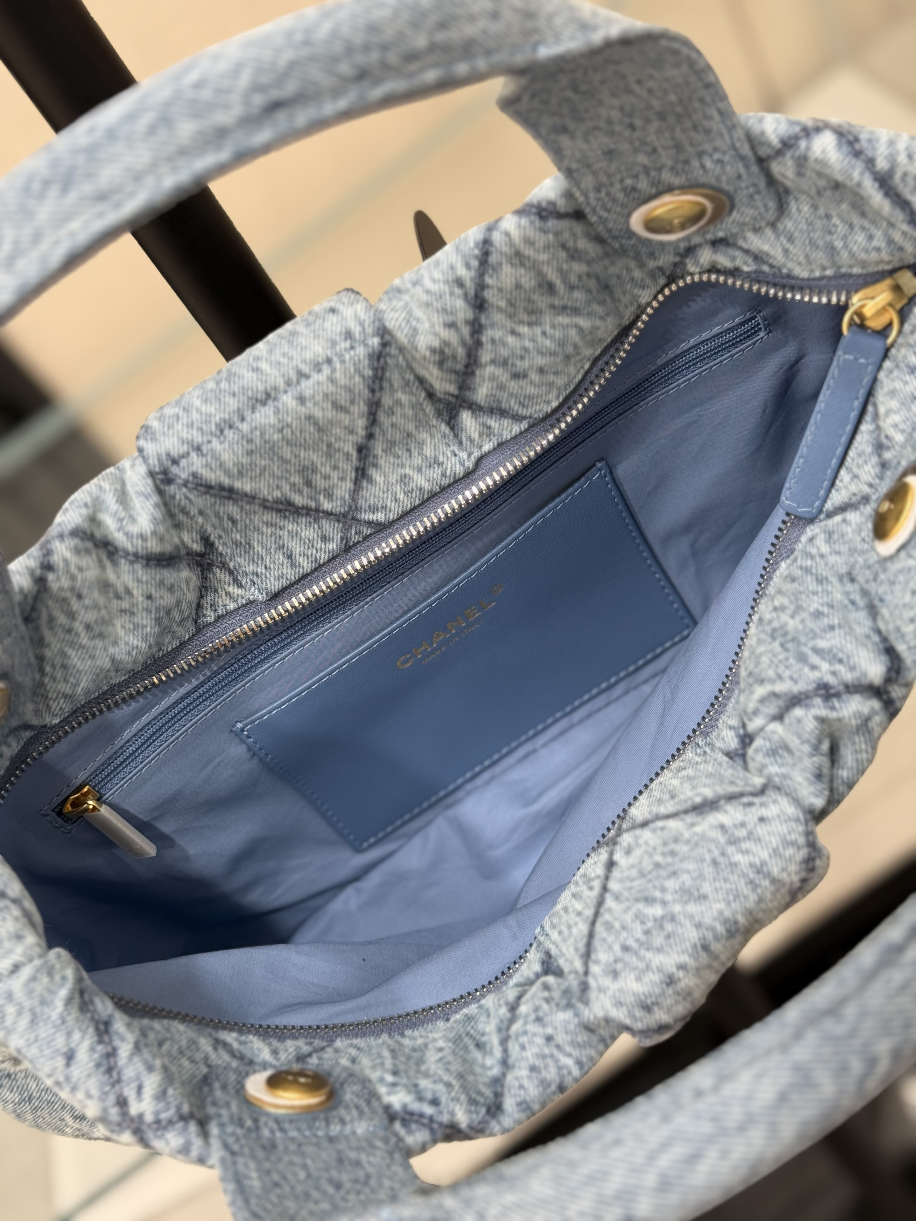 25K Bow Handle Bag（Denim） - Mocuir