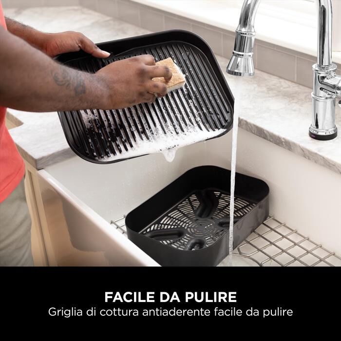 NINJA - BBQ elettrico Woodfire+affumicatore OG701EU-nero