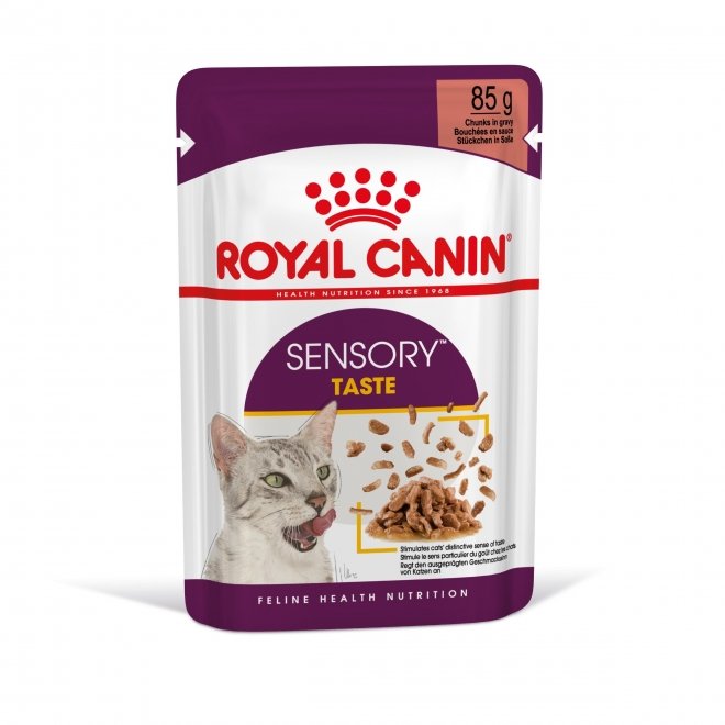 Royal Canin Sensory Taste Gravy Adult våtfôr til katt 12x85g