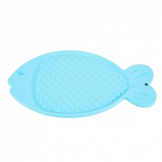 Little&Bigger Silicone Plasseringsmatte Fisk Aqua