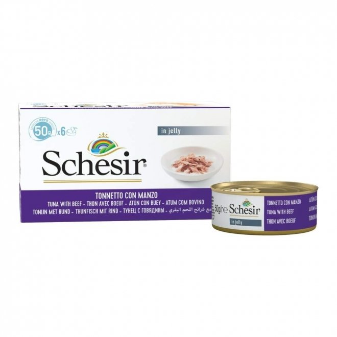Schesir Multipack Beef,  6 x 50g