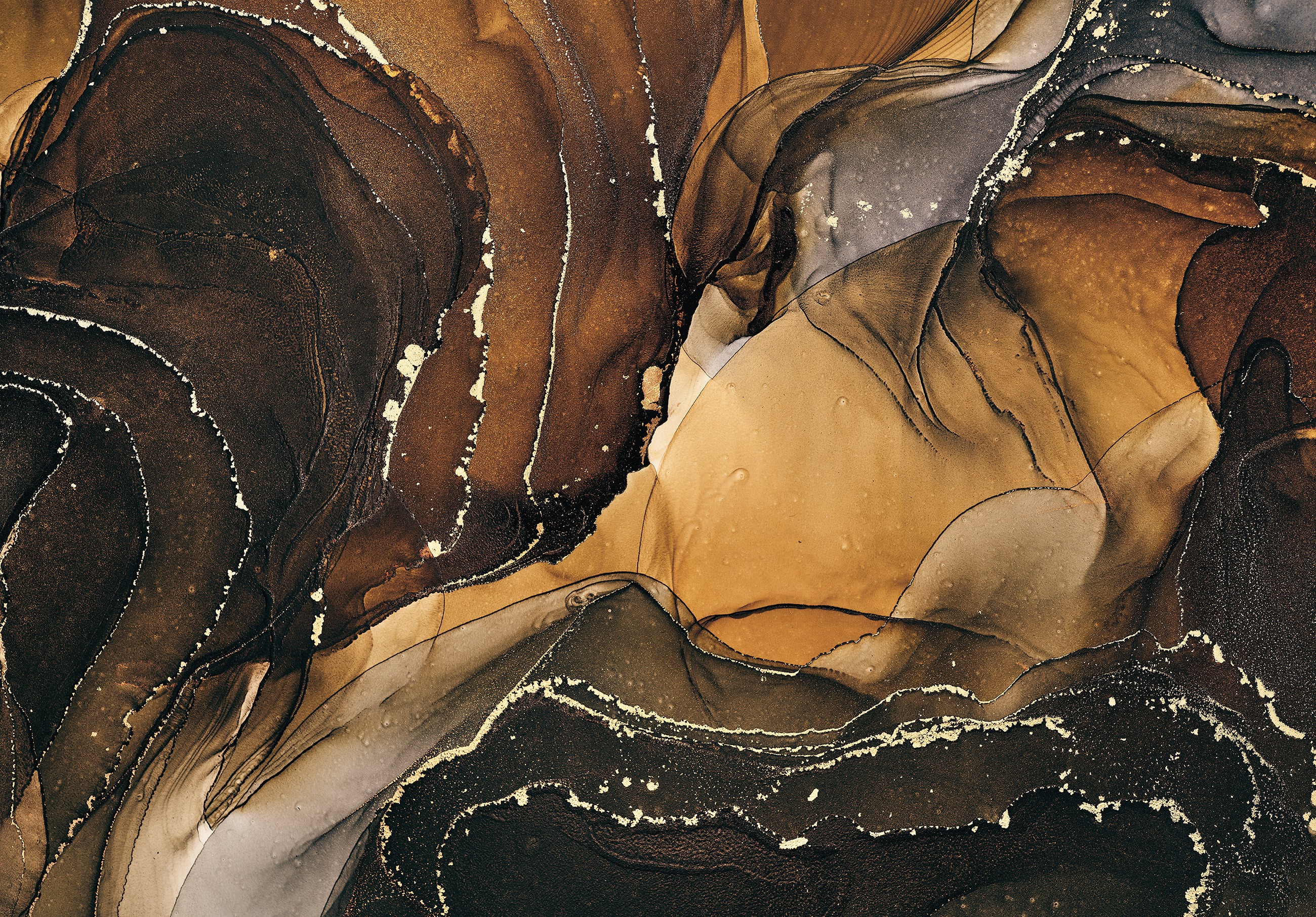 Abstract marble canvas painting for the living room