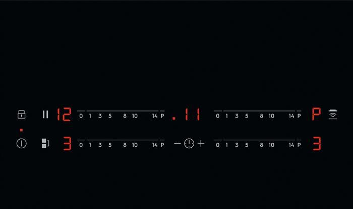 ELECTROLUX - Piano cottura induzione CIL83441 78 cm-Nero