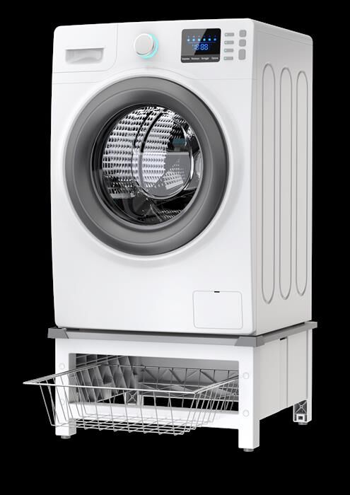 MELICONI - BASE SPACE BASKET-Struttura bianca, ripiano grig