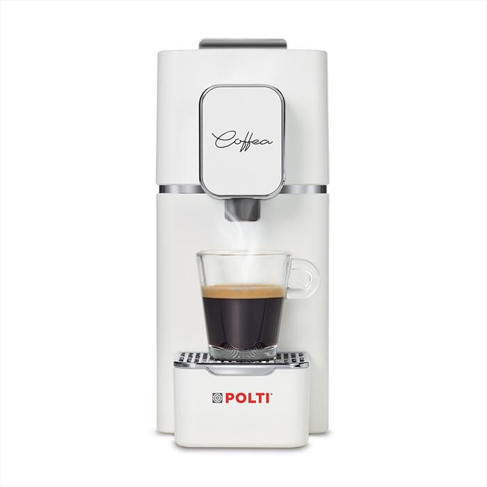 POLTI - Macchina da caffè Coffea S15W + 54 CIALDE-Bianco