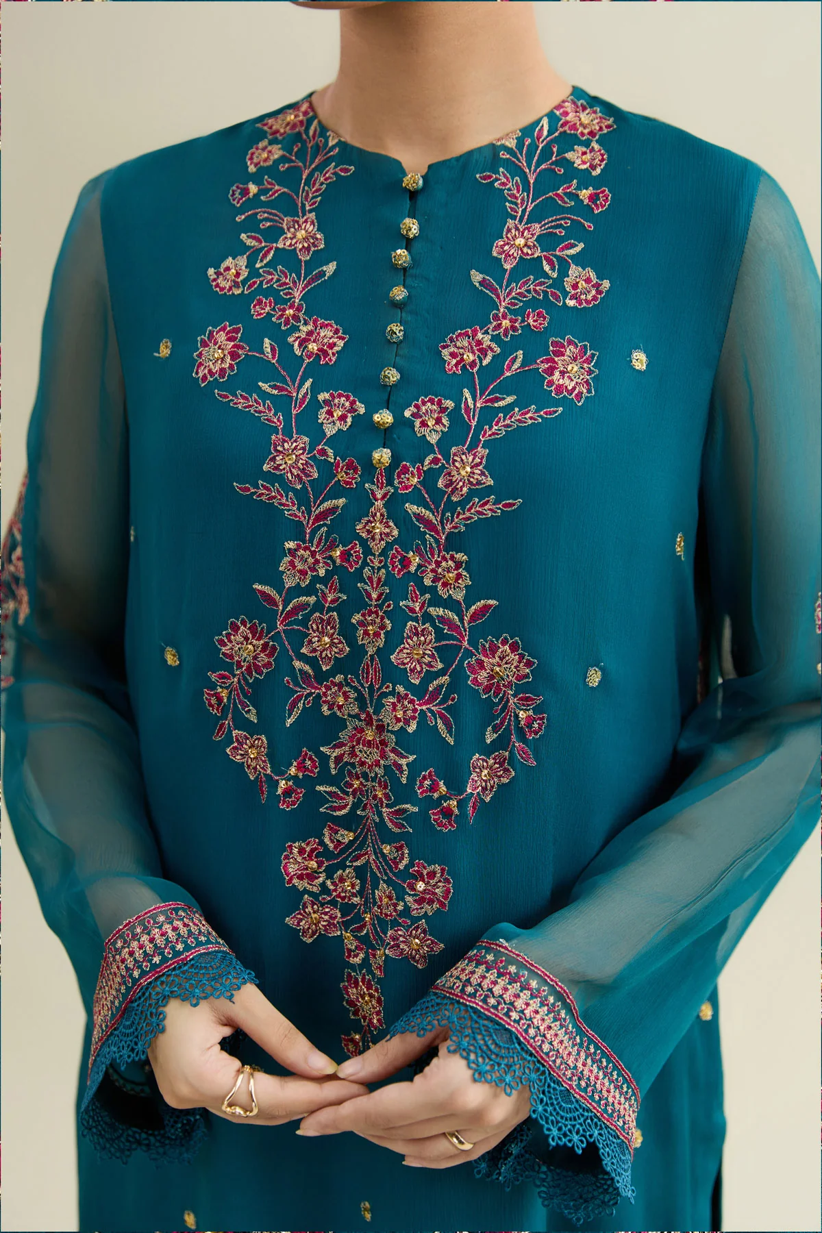 BEMBER CHIFFON | EMBROIDERED