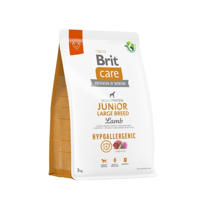 Brit Care Dog Junior Large Breed Hypoallergenic Lamb