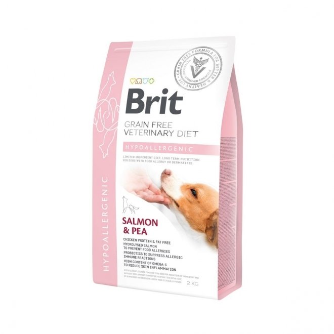 Brit Veterinary Diet Dog Hypoallergenic Grain Free Salmon & Pea
