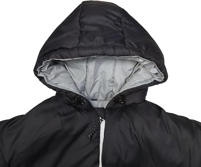 Wearable Sleeping Bag with Dual Hoodie