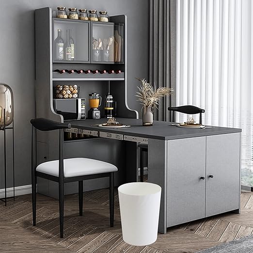 SMARTTOSS Plastic Small Trash Can Wastebasket