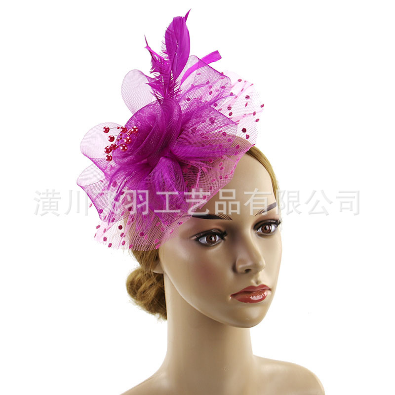Feather hairband headdress