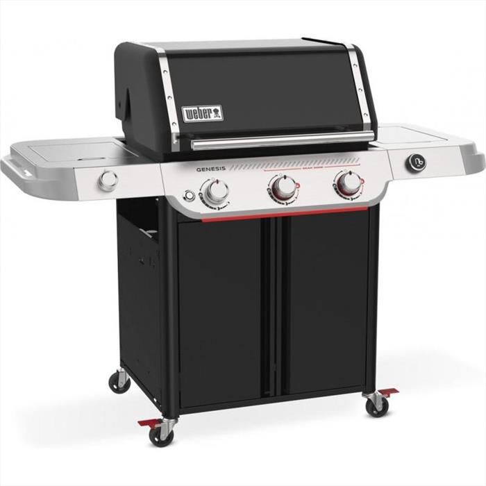 WEBER - Barbecue a 3 bruciatori GENESIS E-335-Nero / Alluminio