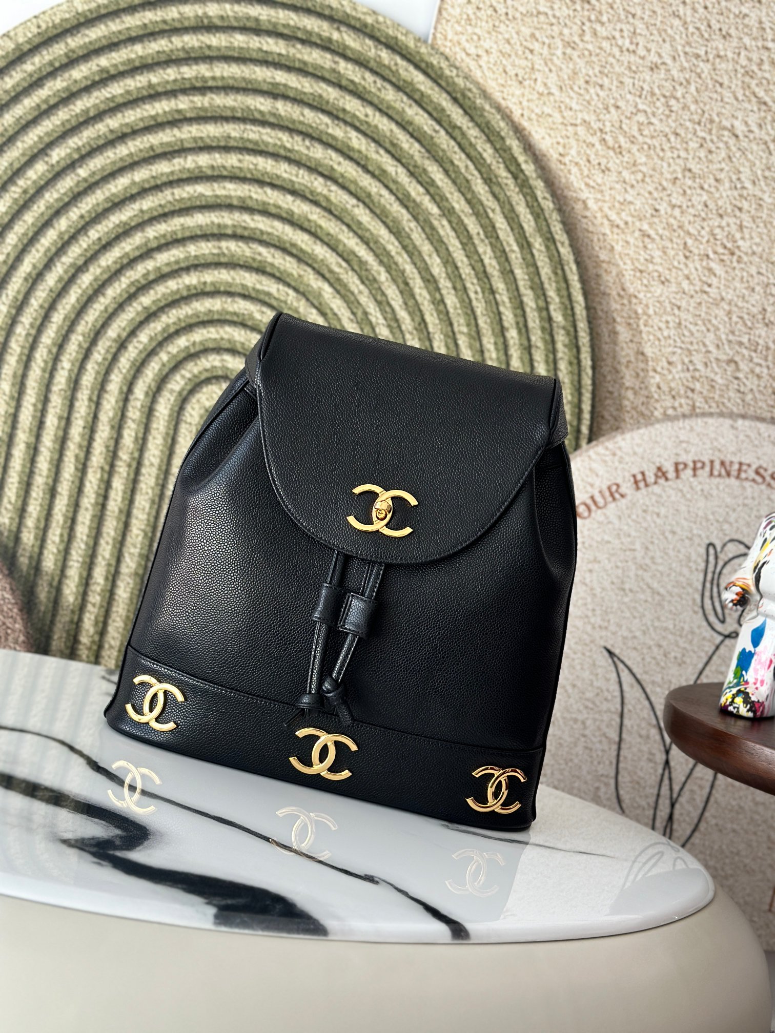 Triple CC Backpack Vintage - Mocuir