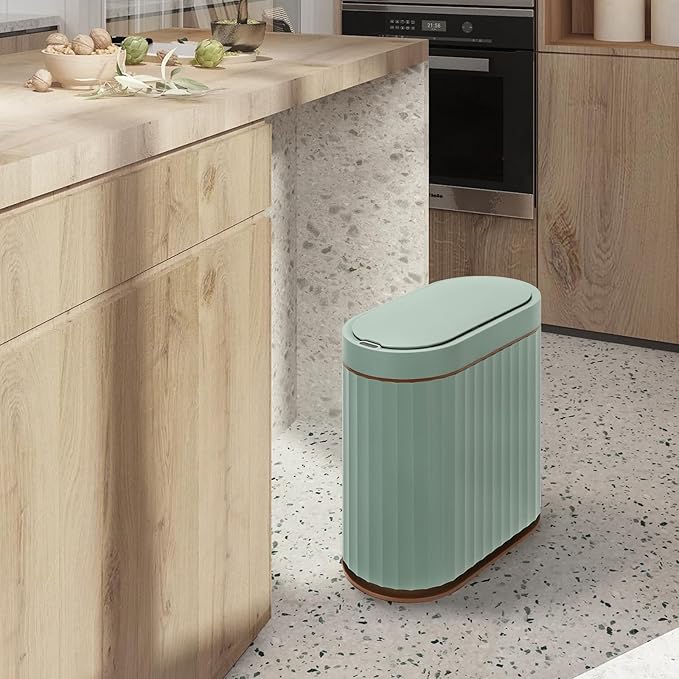 SMARTTOSS Bathroom Trash Can with Automatic