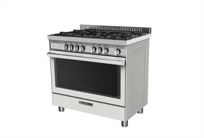 GLEM GAS - Cucina elettrica ST965MWH Classe A+-Bianco Farina