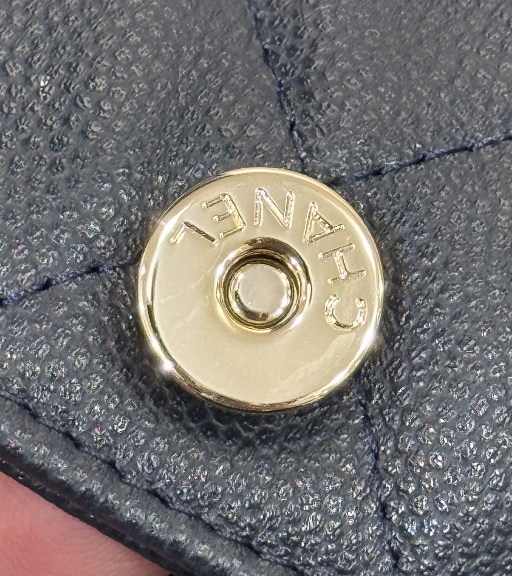 Metal Handle Bucket Bag（Royal Blue） - Mocuir