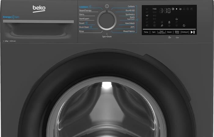 BEKO - Lavatrice BMEUWT41241M 12 Kg Classe A-Antracite