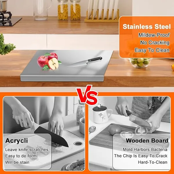 XXL cooked meat baking tray double-sided cutting board