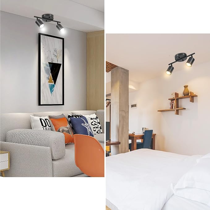 SPOTLUMINARA LED 2 Light Track Lighting Kit