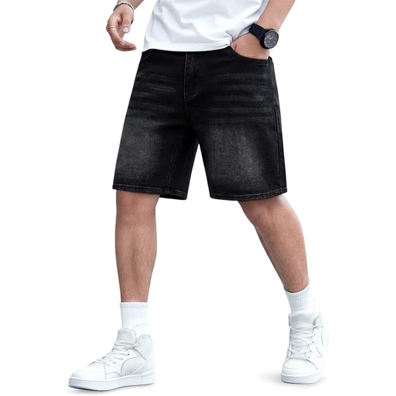 Mens Baggy Jean Shorts
