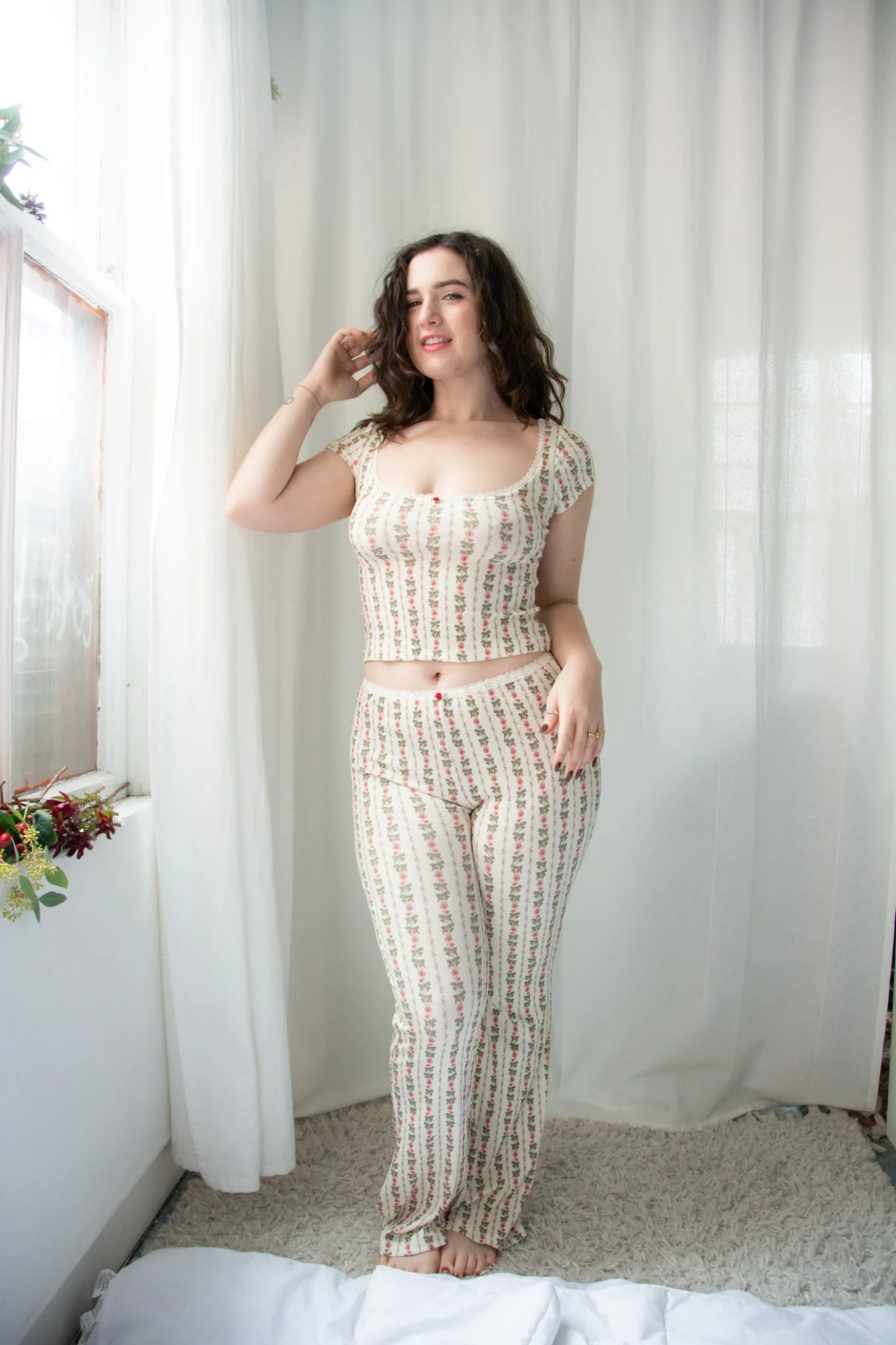 Kilo Brava Modal Rib Cap Sleeve Top