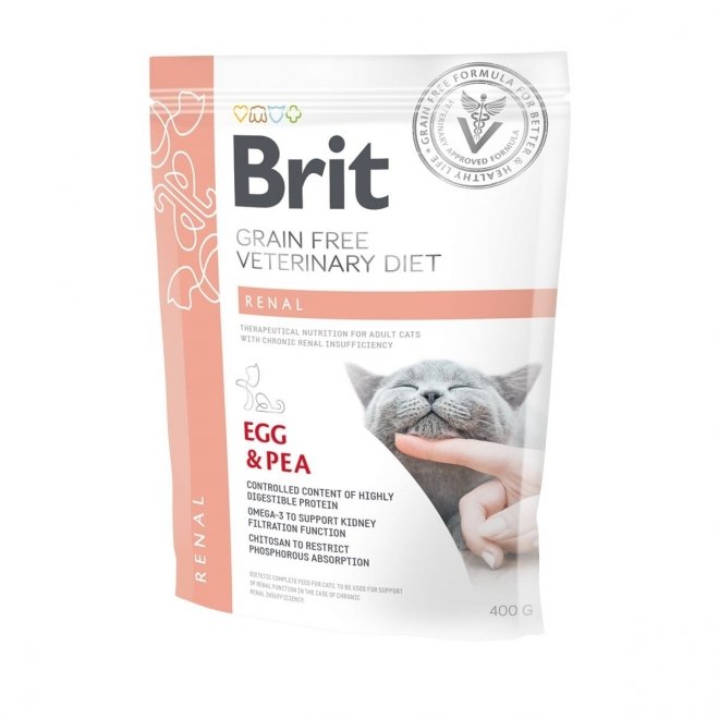 Brit Veterinary Diet Cat Renal Grain Free Egg & Pea