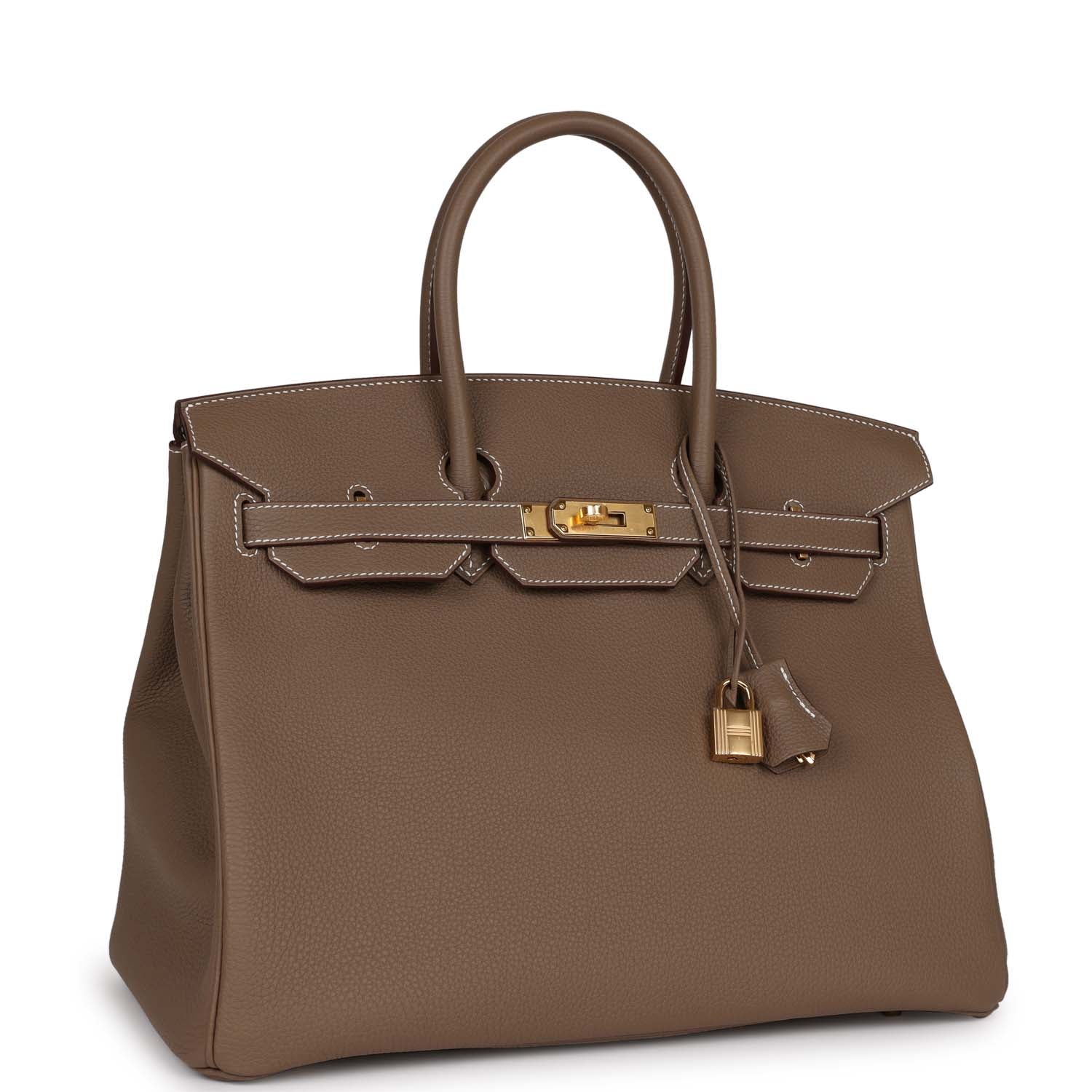 Birkin 35 Etoupe Togo Gold Hardware