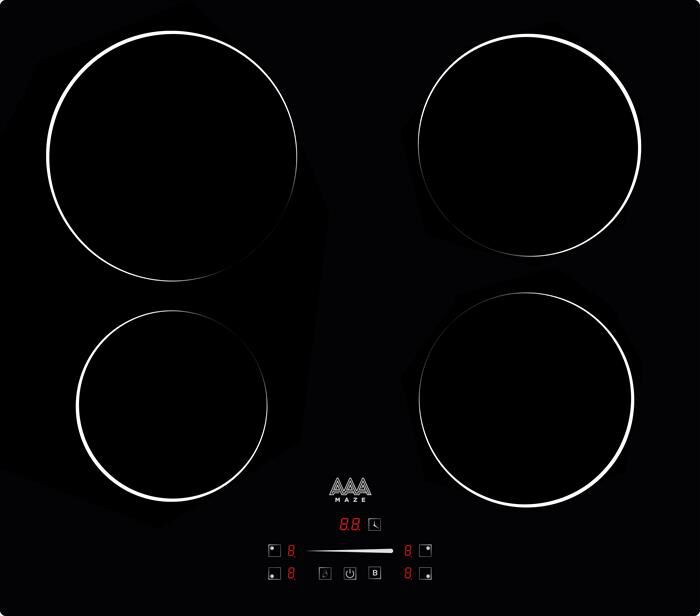 AAAMAZE - Piano cottura induzione AMIH604F1 59 cm-Nero