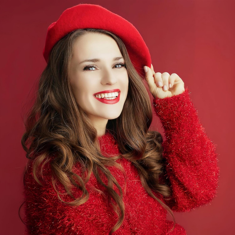 French Wool Beret Hats for Women and Men
