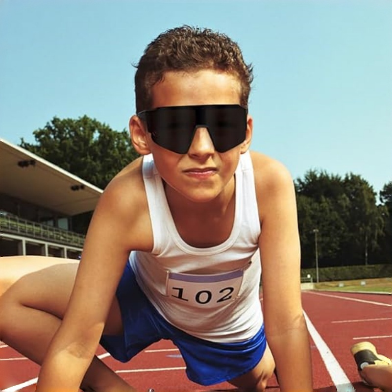 SKYBAMBI Kids Sunglasses Youth Baseball Sun Glasses