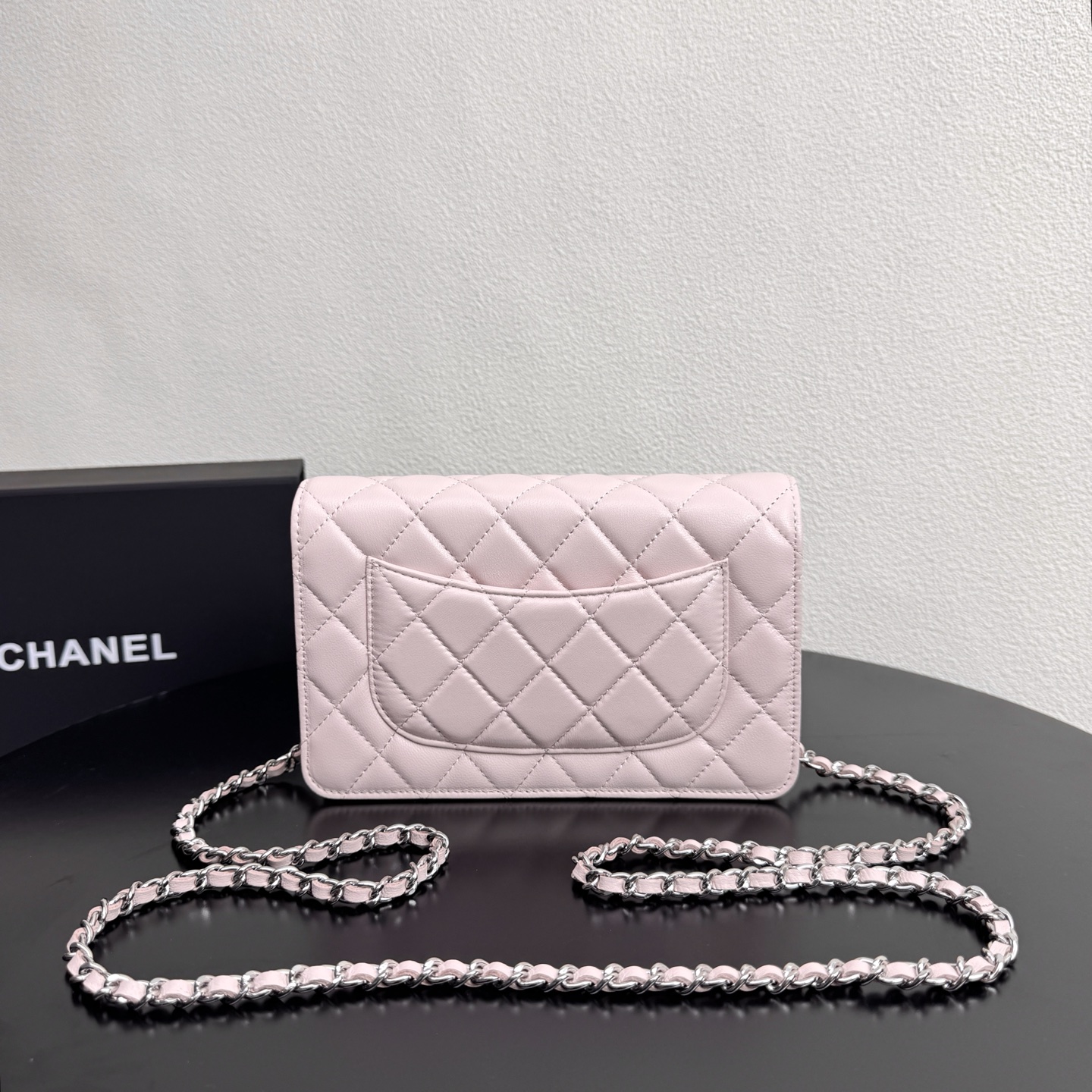Classic Wallet on Chain（Light Pink） - Mocuir