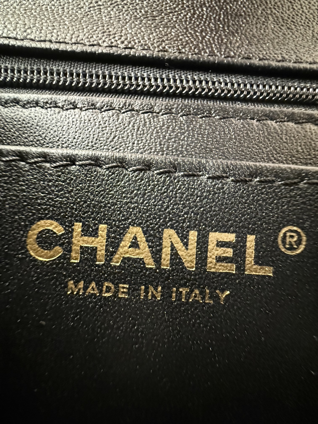 Mini Flap Bag with Top Handle (AS2215) in Black Quilted Grained Calfskin (Caviar) with Antique Gold-Tone Hardware - Mocuir