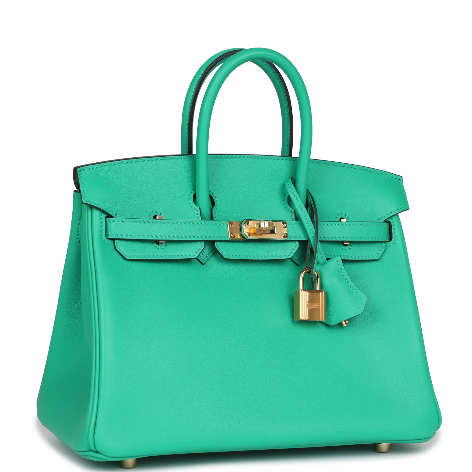 Birkin 25 Menthe Swift Gold Hardware