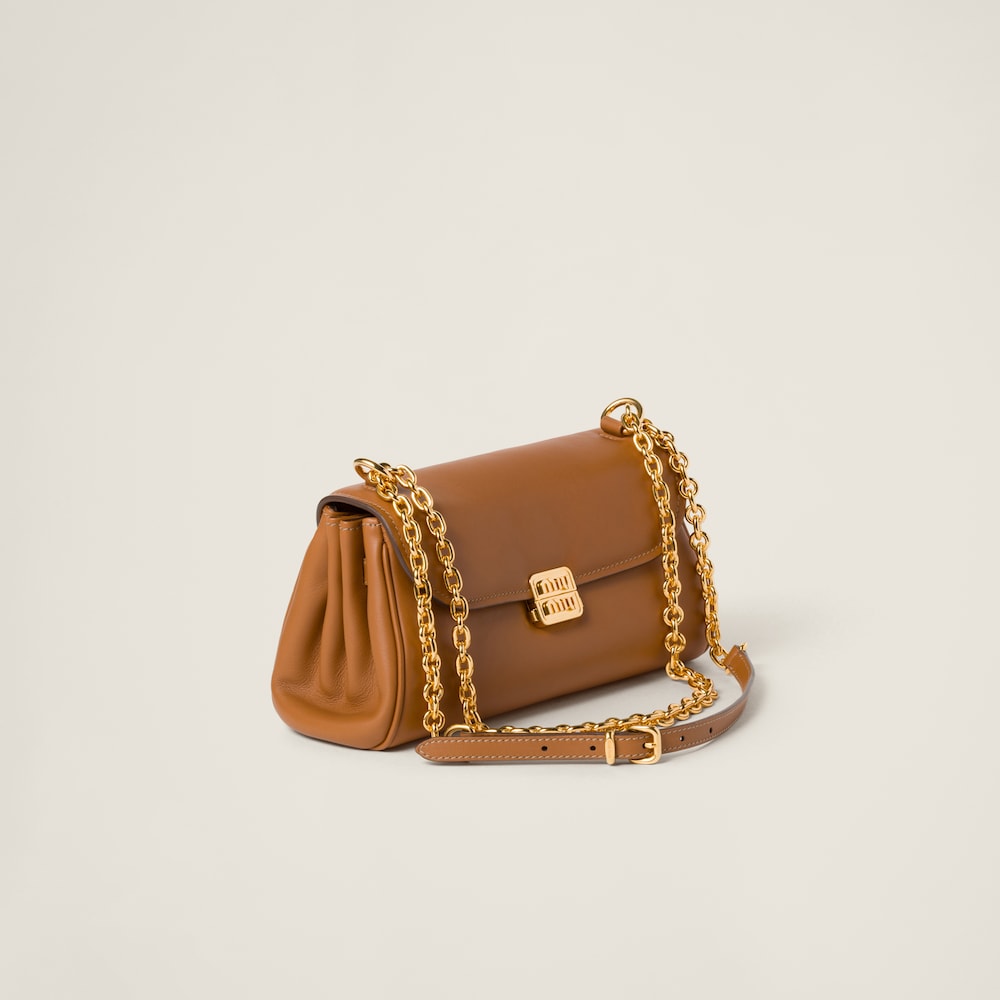 Leather shoulder bag
