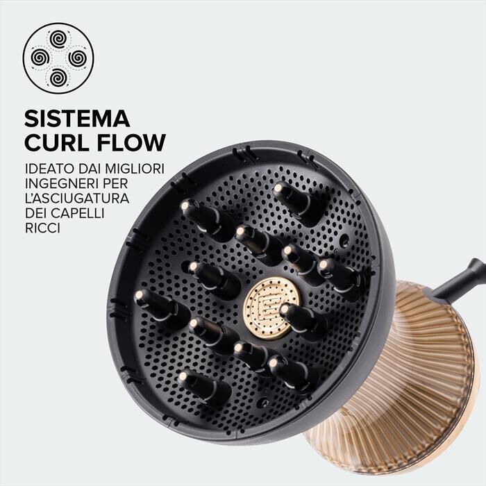 BELLISSIMA IMETEC - DIFFUSORE AD ARIA CALDA DIFFON SUPREME-Nero, Oro