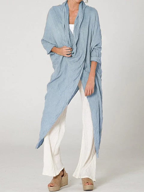 Vintage Long Asymmetrical Shirt