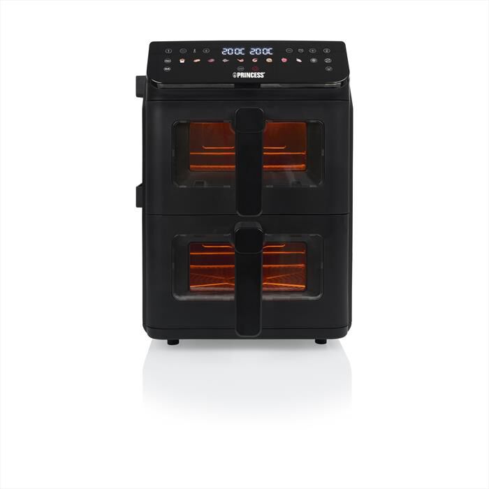 PRINCESS - Friggitrice ad aria DUAL VERTICAL-Nero