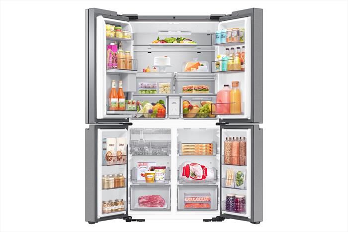 SAMSUNG - Frigorifero 4 porte RF65DG9H0ESREF Classe E 637 lt-Inox Spazzolato