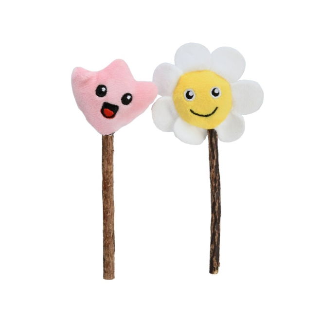Little&Bigger Blossom blomst matatabi-pinner 2-pk